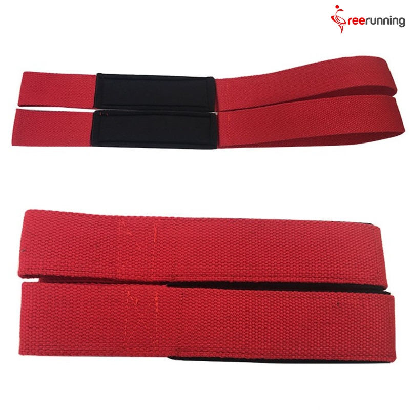 Woven Label Weight Lifting Straps With Velcro OEM Weight Lifting Starps